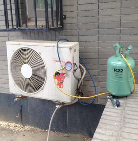 龙沙空调加氟
